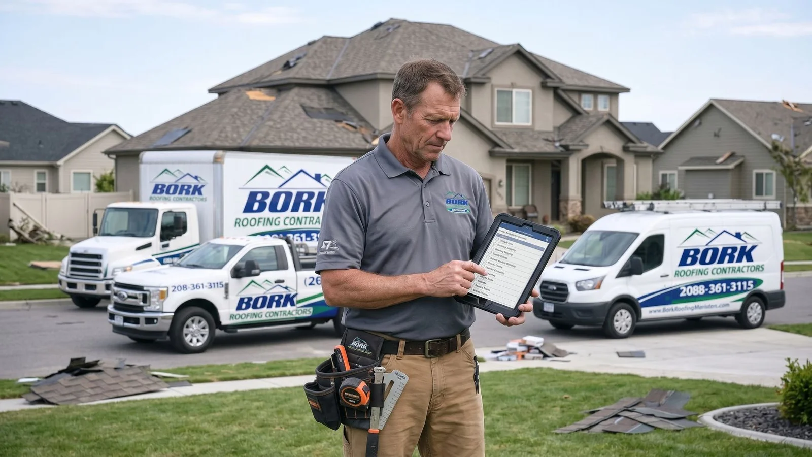 Scheduling a roof inspection in Idaho
