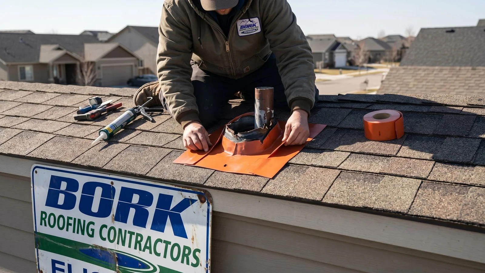Common roof leaks on Meridian homes