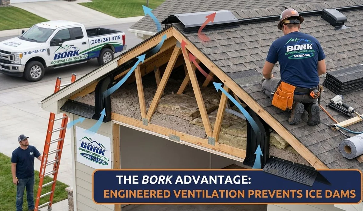 Ice dam prevention details