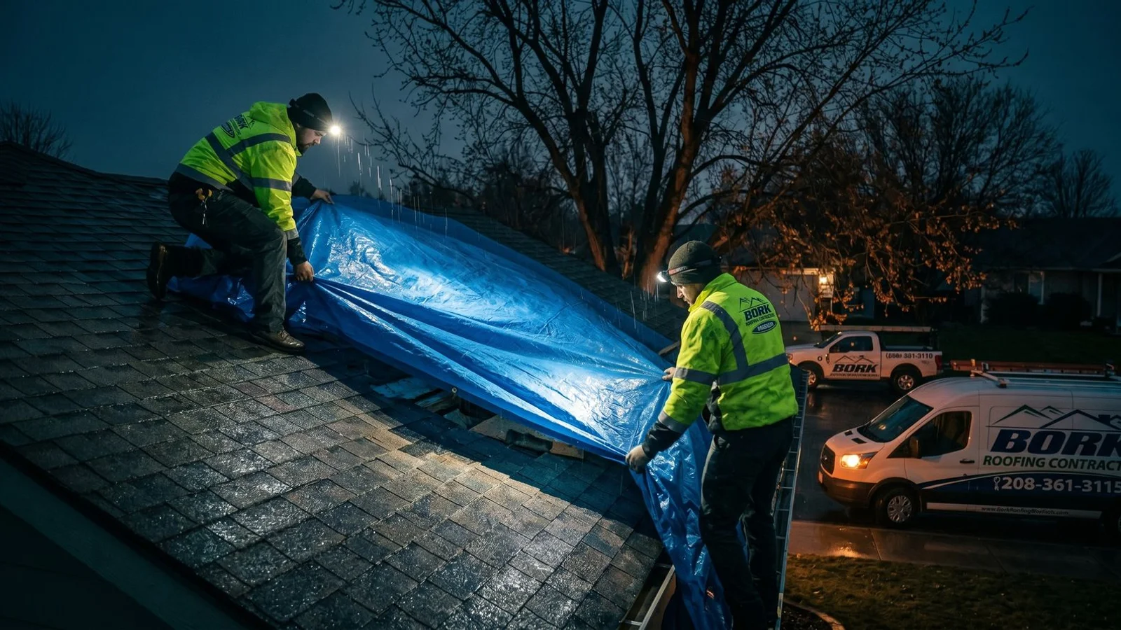 Emergency Roofing service in Meridian Idaho by Bork Meridian Roofing