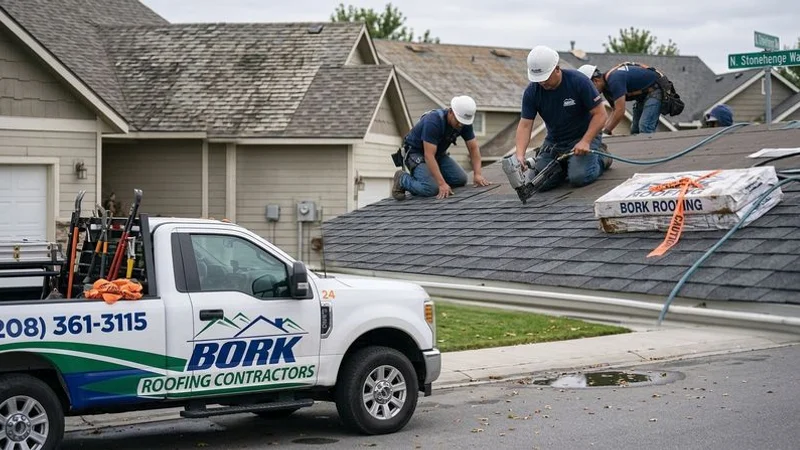 Bork Meridian Roofing office location map